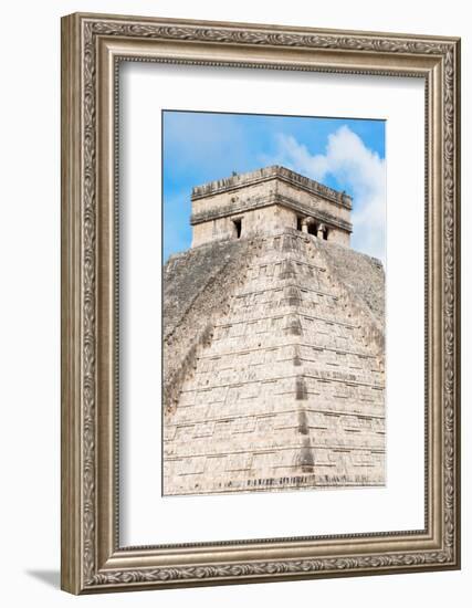 ¡Viva Mexico! Collection - Chichen Itza Pyramid II-Philippe Hugonnard-Framed Photographic Print