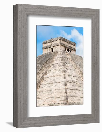 ¡Viva Mexico! Collection - Chichen Itza Pyramid II-Philippe Hugonnard-Framed Photographic Print