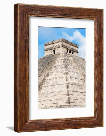 ¡Viva Mexico! Collection - Chichen Itza Pyramid II-Philippe Hugonnard-Framed Photographic Print