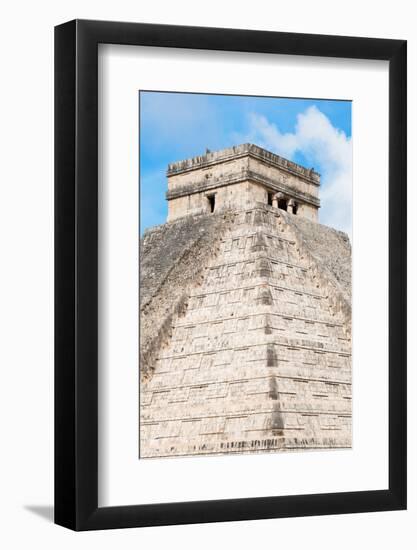 ¡Viva Mexico! Collection - Chichen Itza Pyramid II-Philippe Hugonnard-Framed Photographic Print