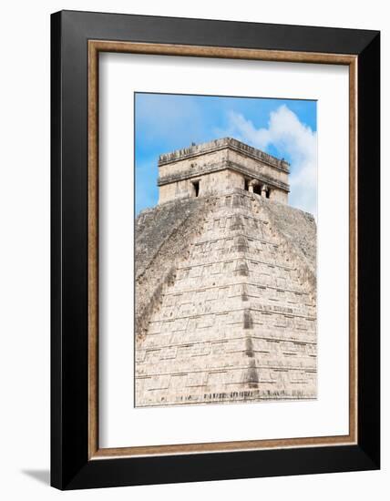 ¡Viva Mexico! Collection - Chichen Itza Pyramid II-Philippe Hugonnard-Framed Photographic Print