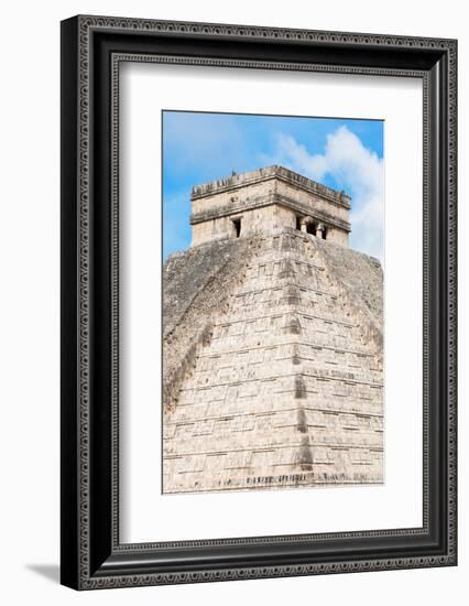 ¡Viva Mexico! Collection - Chichen Itza Pyramid II-Philippe Hugonnard-Framed Photographic Print