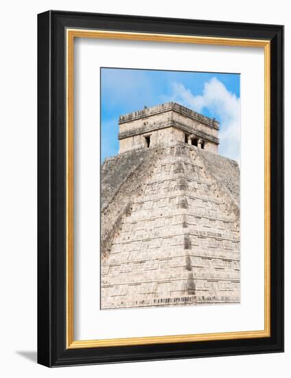 ¡Viva Mexico! Collection - Chichen Itza Pyramid II-Philippe Hugonnard-Framed Photographic Print