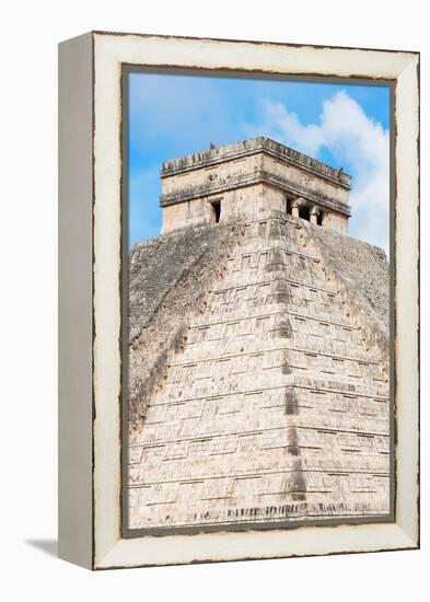 ¡Viva Mexico! Collection - Chichen Itza Pyramid II-Philippe Hugonnard-Framed Premier Image Canvas