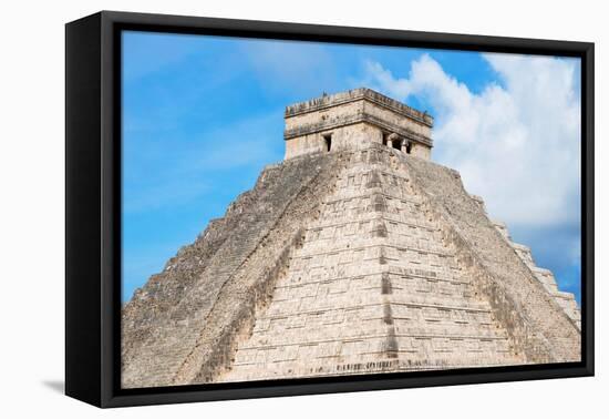 ¡Viva Mexico! Collection - Chichen Itza Pyramid-Philippe Hugonnard-Framed Premier Image Canvas