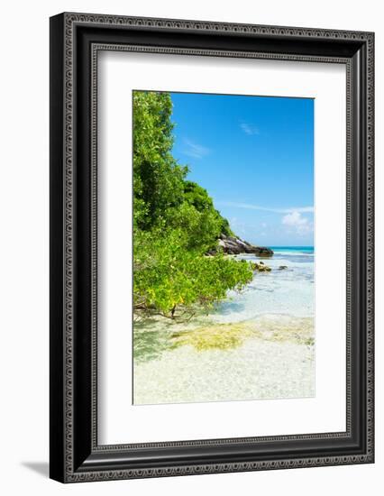 ?Viva Mexico! Collection - Coastline Paradise in Isla Mujeres III-Philippe Hugonnard-Framed Photographic Print