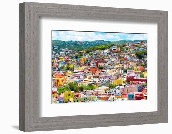 ¡Viva Mexico! Collection - Colorful Cityscape IX - Guanajuato-Philippe Hugonnard-Framed Photographic Print