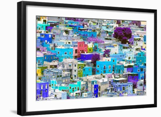 ¡Viva Mexico! Collection - Colorful Cityscape VI - Guanajuato-Philippe Hugonnard-Framed Photographic Print