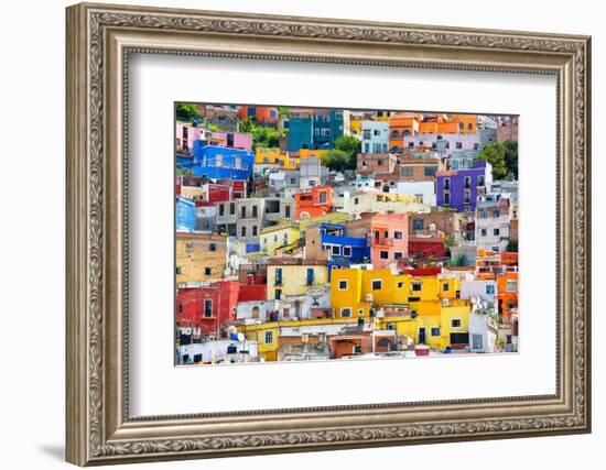 ¡Viva Mexico! Collection - Colorful Cityscape X - Guanajuato-Philippe Hugonnard-Framed Photographic Print