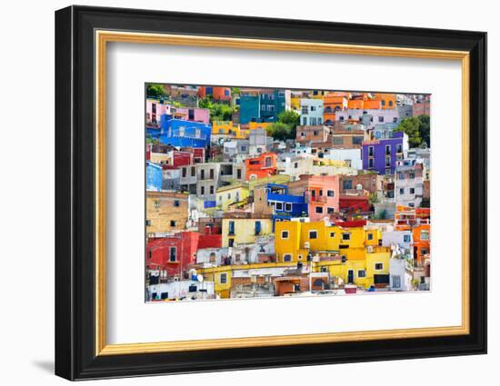 ¡Viva Mexico! Collection - Colorful Cityscape X - Guanajuato-Philippe Hugonnard-Framed Photographic Print