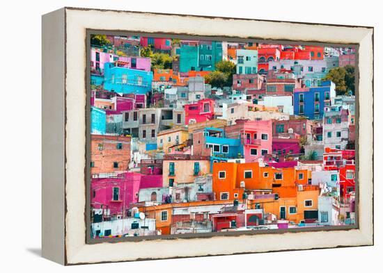 ¡Viva Mexico! Collection - Colorful Cityscape XII - Guanajuato-Philippe Hugonnard-Framed Premier Image Canvas