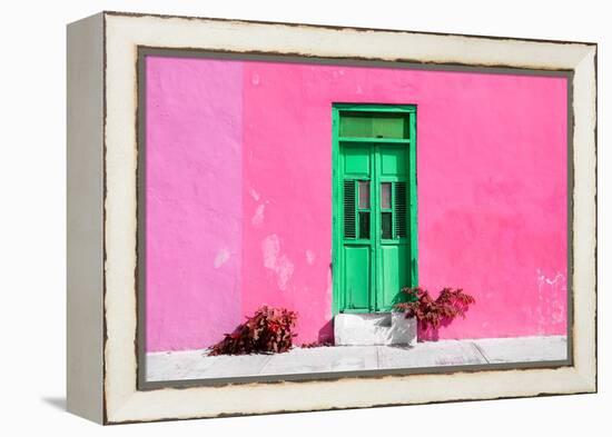 ¡Viva Mexico! Collection - Colorful Street Wall III-Philippe Hugonnard-Framed Premier Image Canvas