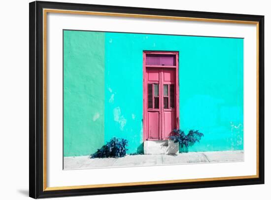 ¡Viva Mexico! Collection - Colorful Street Wall IV-Philippe Hugonnard-Framed Photographic Print