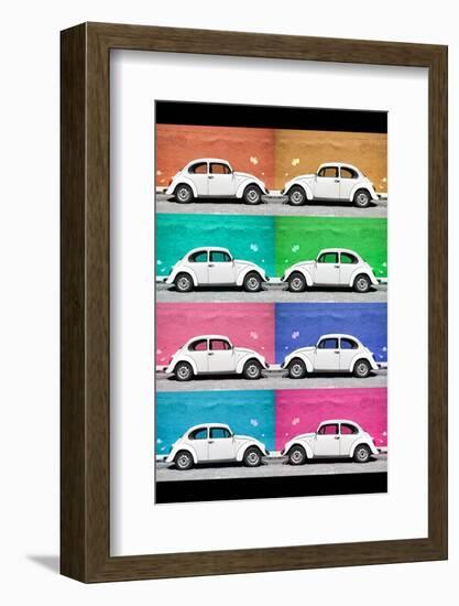 ¡Viva Mexico! Collection - Eight VW Beetle Cars-Philippe Hugonnard-Framed Photographic Print