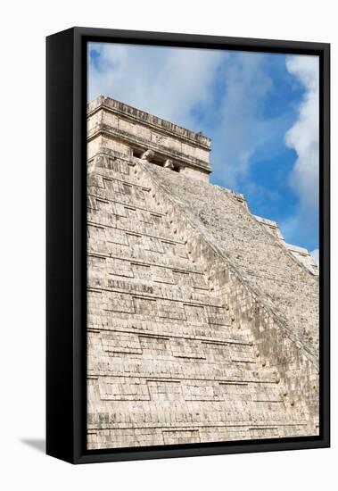 ¡Viva Mexico! Collection - El Castillo Pyramid - Chichen Itza II-Philippe Hugonnard-Framed Premier Image Canvas