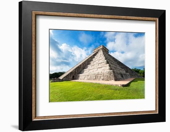 ¡Viva Mexico! Collection - El Castillo Pyramid - Chichen Itza III-Philippe Hugonnard-Framed Photographic Print