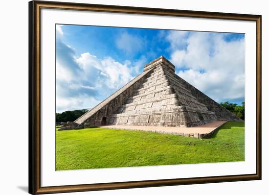 ¡Viva Mexico! Collection - El Castillo Pyramid - Chichen Itza III-Philippe Hugonnard-Framed Photographic Print