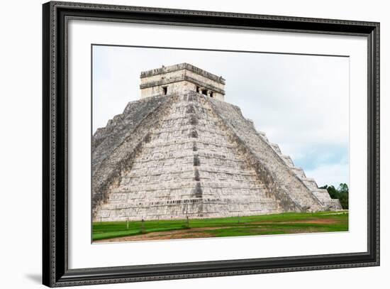 ¡Viva Mexico! Collection - El Castillo Pyramid - Chichen Itza IV-Philippe Hugonnard-Framed Photographic Print