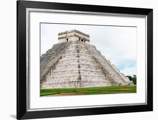 ¡Viva Mexico! Collection - El Castillo Pyramid - Chichen Itza IV-Philippe Hugonnard-Framed Photographic Print