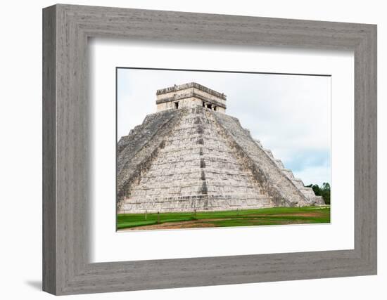 ¡Viva Mexico! Collection - El Castillo Pyramid - Chichen Itza IV-Philippe Hugonnard-Framed Photographic Print