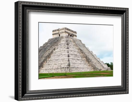 ¡Viva Mexico! Collection - El Castillo Pyramid - Chichen Itza IV-Philippe Hugonnard-Framed Photographic Print