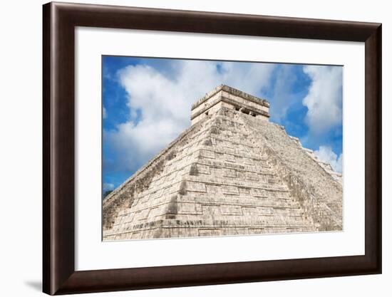 ¡Viva Mexico! Collection - El Castillo Pyramid - Chichen Itza-Philippe Hugonnard-Framed Photographic Print