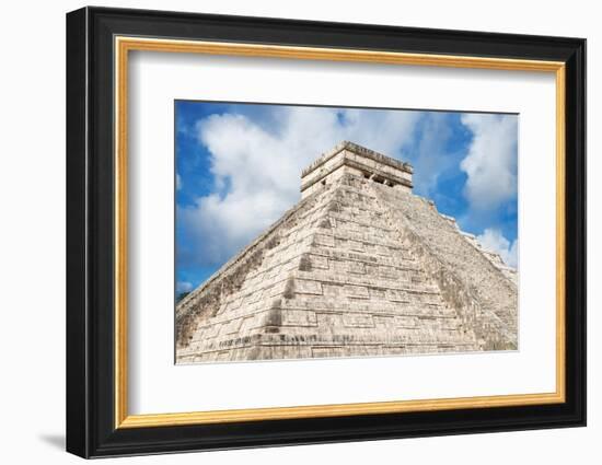 ¡Viva Mexico! Collection - El Castillo Pyramid - Chichen Itza-Philippe Hugonnard-Framed Photographic Print