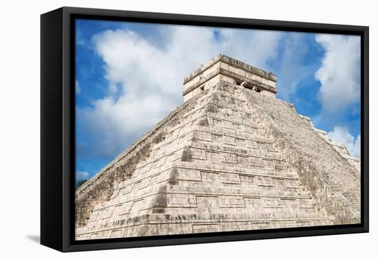 ¡Viva Mexico! Collection - El Castillo Pyramid - Chichen Itza-Philippe Hugonnard-Framed Premier Image Canvas