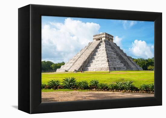 ¡Viva Mexico! Collection - El Castillo Pyramid in Chichen Itza II-Philippe Hugonnard-Framed Premier Image Canvas