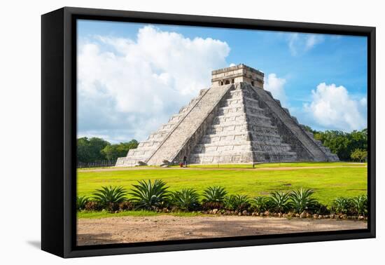 ¡Viva Mexico! Collection - El Castillo Pyramid in Chichen Itza II-Philippe Hugonnard-Framed Premier Image Canvas