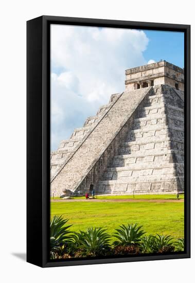 ¡Viva Mexico! Collection - El Castillo Pyramid in Chichen Itza IV-Philippe Hugonnard-Framed Premier Image Canvas