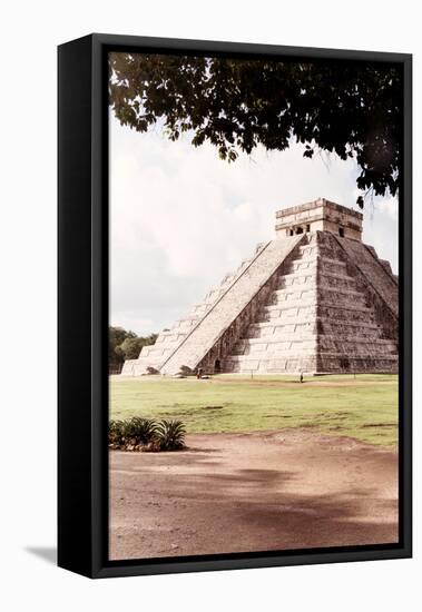 ?Viva Mexico! Collection - El Castillo Pyramid in Chichen Itza IX-Philippe Hugonnard-Framed Premier Image Canvas