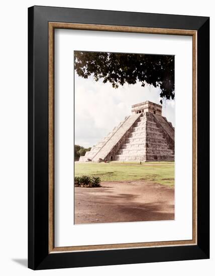 ?Viva Mexico! Collection - El Castillo Pyramid in Chichen Itza IX-Philippe Hugonnard-Framed Photographic Print