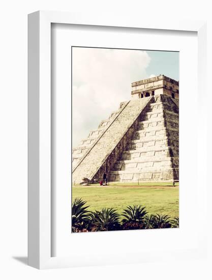 ¡Viva Mexico! Collection - El Castillo Pyramid in Chichen Itza V-Philippe Hugonnard-Framed Photographic Print