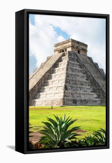 ¡Viva Mexico! Collection - El Castillo Pyramid in Chichen Itza XII-Philippe Hugonnard-Framed Premier Image Canvas