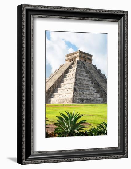 ¡Viva Mexico! Collection - El Castillo Pyramid in Chichen Itza XII-Philippe Hugonnard-Framed Photographic Print