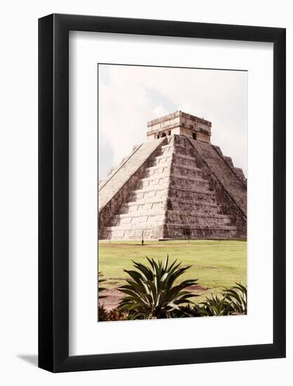 ¡Viva Mexico! Collection - El Castillo Pyramid in Chichen Itza XIII-Philippe Hugonnard-Framed Photographic Print