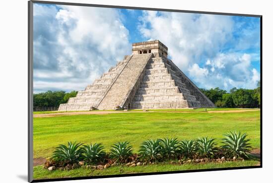 ¡Viva Mexico! Collection - El Castillo Pyramid in Chichen Itza XIV-Philippe Hugonnard-Mounted Photographic Print