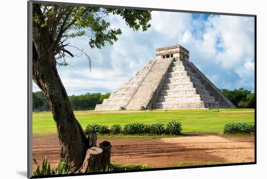 ¡Viva Mexico! Collection - El Castillo Pyramid in Chichen Itza XVIII-Philippe Hugonnard-Mounted Photographic Print