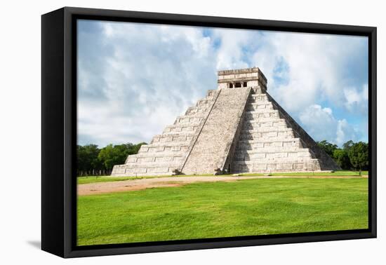 ¡Viva Mexico! Collection - El Castillo Pyramid in Chichen Itza XXI-Philippe Hugonnard-Framed Premier Image Canvas