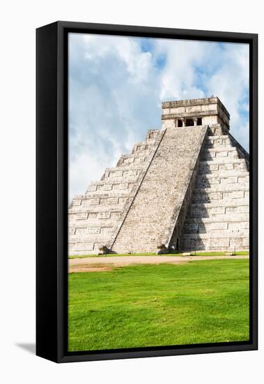 ¡Viva Mexico! Collection - El Castillo Pyramid in Chichen Itza XXII-Philippe Hugonnard-Framed Premier Image Canvas