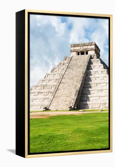 ¡Viva Mexico! Collection - El Castillo Pyramid in Chichen Itza XXII-Philippe Hugonnard-Framed Premier Image Canvas