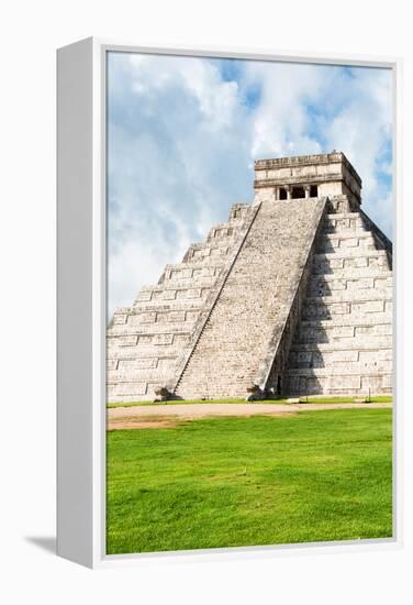 ¡Viva Mexico! Collection - El Castillo Pyramid in Chichen Itza XXII-Philippe Hugonnard-Framed Premier Image Canvas