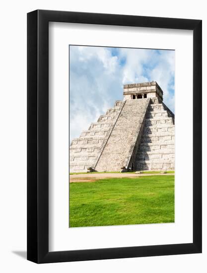 ¡Viva Mexico! Collection - El Castillo Pyramid in Chichen Itza XXII-Philippe Hugonnard-Framed Photographic Print