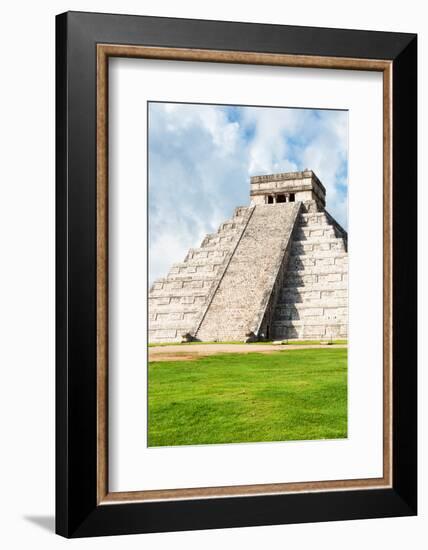 ¡Viva Mexico! Collection - El Castillo Pyramid in Chichen Itza XXII-Philippe Hugonnard-Framed Photographic Print