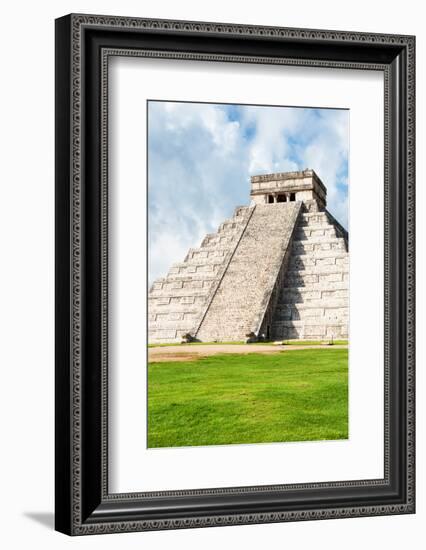 ¡Viva Mexico! Collection - El Castillo Pyramid in Chichen Itza XXII-Philippe Hugonnard-Framed Photographic Print