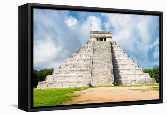 ¡Viva Mexico! Collection - El Castillo Pyramid in Chichen Itza XXIII-Philippe Hugonnard-Framed Premier Image Canvas