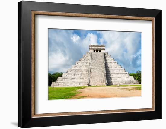 ¡Viva Mexico! Collection - El Castillo Pyramid in Chichen Itza XXIII-Philippe Hugonnard-Framed Photographic Print