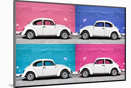 ¡Viva Mexico! Collection - Four VW Beetle Cars II-Philippe Hugonnard-Mounted Photographic Print