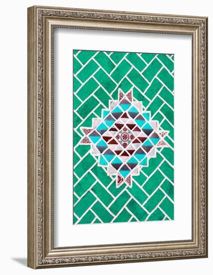 ¡Viva Mexico! Collection - Green Mosaics-Philippe Hugonnard-Framed Photographic Print